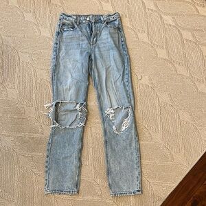 American Eagle mom straight Jean